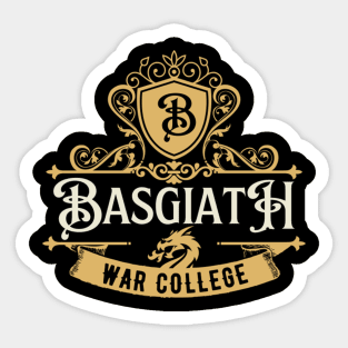 Fourth Wing - Basgiath War College Sticker